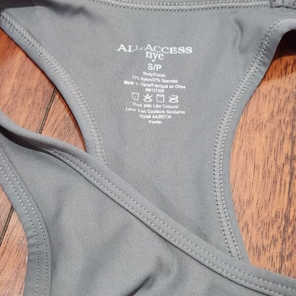 All Access NYC Grey sports top - Picture 2 of 3